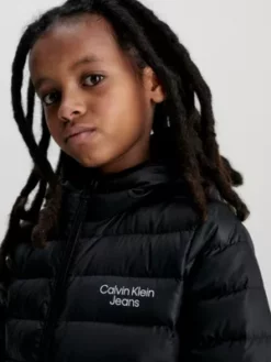 Calvin Klein Doudoune En Duvet -Pas Cher Calvin Klein Magasin IB0IB01270 BEH alternate2