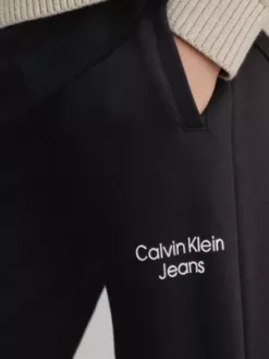 Calvin Klein Pantalon De Jogging En Tissu éponge De Coton 9 Calvin Klein Pantalon De Jogging En Tissu éponge De Coton -Pas Cher Calvin Klein Magasin IB0IB01282 BEH alternate2