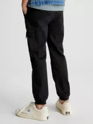 Calvin Klein Pantalon Cargo En Satin élastique 4 Calvin Klein Pantalon Cargo En Satin élastique – Image 2