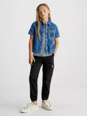 Calvin Klein Pantalon Cargo En Satin élastique 6 Calvin Klein Pantalon Cargo En Satin élastique – Image 4