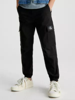 Calvin Klein Pantalon Cargo En Satin élastique 3 Calvin Klein Pantalon Cargo En Satin élastique