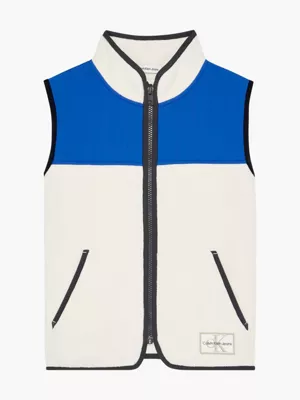 Calvin Klein Veste Sans Manches Zippée En Polaire Color-block 7 Calvin Klein Veste Sans Manches Zippée En Polaire Color-block – Image 5