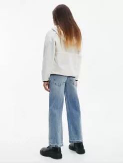 Calvin Klein Sweat à Capuche En Polaire Avec Col Zippé -Pas Cher Calvin Klein Magasin IB0IB01517 ACJ alternate2