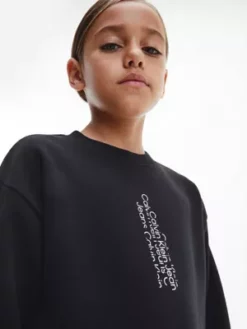 Calvin Klein Sweat-shirt Avec Logo -Pas Cher Calvin Klein Magasin IB0IB01522 BEH alternate3