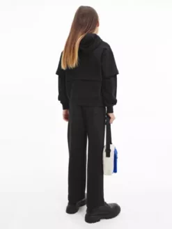 Calvin Klein Sweat à Capuche Avec Superpositions -Pas Cher Calvin Klein Magasin IB0IB01523 BEH alternate2