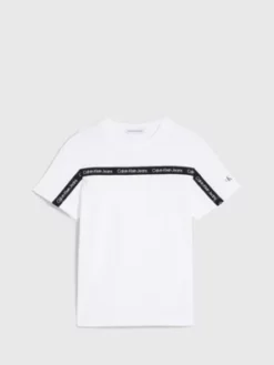 Calvin Klein T-shirt En Coton Bio Avec Logo -Pas Cher Calvin Klein Magasin IB0IB01574 YAF alternate4