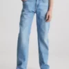 Calvin Klein Jean Straight Mid Rise -Pas Cher Calvin Klein Magasin IB0IB01581 1A4 main