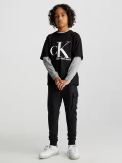 Calvin Klein Pantalon De Jogging Cargo -Pas Cher Calvin Klein Magasin IB0IB01600 BEH alternate3