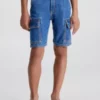 Calvin Klein Short Cargo En Denim -Pas Cher Calvin Klein Magasin IB0IB01606 1BJ main