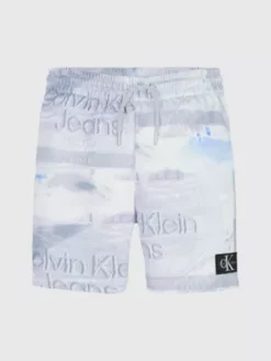 Calvin Klein Short Imprimé Avec Logo -Pas Cher Calvin Klein Magasin IB0IB01617 0GZ alternate4