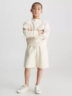 Calvin Klein Sweat-shirt En Piqué -Pas Cher Calvin Klein Magasin IB0IB01630 PGB alternate3