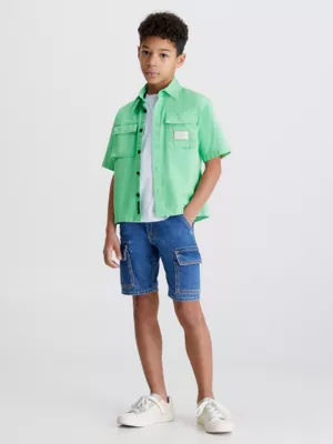 Calvin Klein Surchemise Relaxed En Popeline 6 Calvin Klein Surchemise Relaxed En Popeline – Image 4