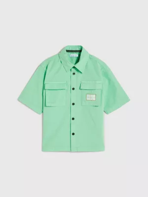 Calvin Klein Surchemise Relaxed En Popeline 7 Calvin Klein Surchemise Relaxed En Popeline – Image 5