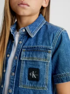 Calvin Klein Surchemise En Denim 9 Calvin Klein Surchemise En Denim -Pas Cher Calvin Klein Magasin IB0IB01635 1BJ alternate2