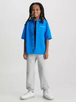 Calvin Klein Chemise Relaxed En Nylon -Pas Cher Calvin Klein Magasin IB0IB01636 C4W alternate3