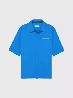 Calvin Klein Chemise Relaxed En Nylon -Pas Cher Calvin Klein Magasin IB0IB01636 C4W alternate4