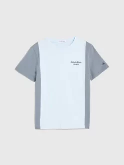 Calvin Klein T-shirt Color-block Avec Logo -Pas Cher Calvin Klein Magasin IB0IB01646 CYR alternate4