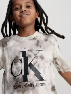 Calvin Klein T-shirt Tie Dye Avec Logo -Pas Cher Calvin Klein Magasin IB0IB01649 0HD alternate2