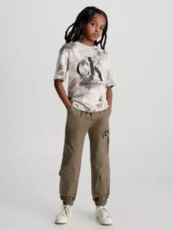 Calvin Klein T-shirt Tie Dye Avec Logo -Pas Cher Calvin Klein Magasin IB0IB01649 0HD alternate3