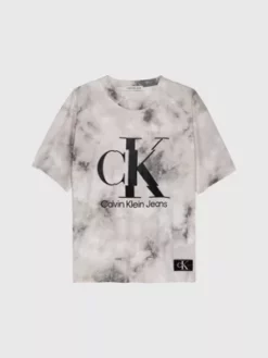 Calvin Klein T-shirt Tie Dye Avec Logo -Pas Cher Calvin Klein Magasin IB0IB01649 0HD alternate4