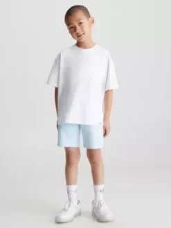 Calvin Klein T-shirt En Jersey élastique -Pas Cher Calvin Klein Magasin IB0IB01664 YAF alternate3