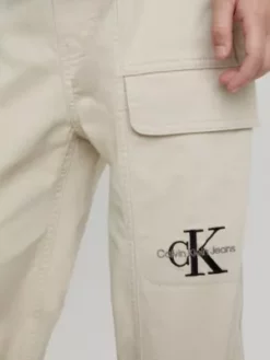 Calvin Klein Pantalon Cargo En Satin -Pas Cher Calvin Klein Magasin IB0IB01675 ACI alternate2