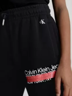 Calvin Klein Pantalon De Jogging Relaxed Avec Logo -Pas Cher Calvin Klein Magasin IB0IB01682 BEH alternate2