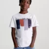 Calvin Klein T-shirt Imprimé De Coups De Pinceau -Pas Cher Calvin Klein Magasin IB0IB01703 YAF main