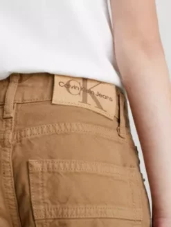 Calvin Klein Jean En Toile Straight Mid Rise -Pas Cher Calvin Klein Magasin IB0IB01708 1CD alternate2