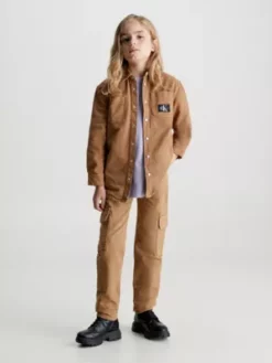 Calvin Klein Jean En Toile Straight Mid Rise -Pas Cher Calvin Klein Magasin IB0IB01708 1CD alternate3