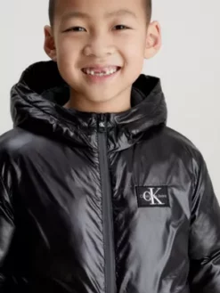 Calvin Klein Doudoune Color-block Relaxed -Pas Cher Calvin Klein Magasin IB0IB01718 BEH alternate2