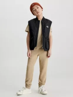 Calvin Klein Veste Sans Manches Relaxed Matelassée -Pas Cher Calvin Klein Magasin IB0IB01720 BEH alternate3