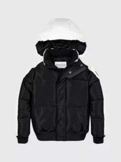 Calvin Klein Doudoune Boxy Color-block -Pas Cher Calvin Klein Magasin IB0IB01722 BEH alternate4