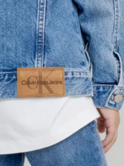 Calvin Klein Veste Trucker En Jean 9 Calvin Klein Veste Trucker En Jean -Pas Cher Calvin Klein Magasin IB0IB01723 1AA alternate2