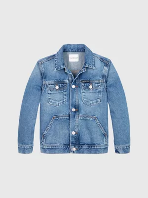 Calvin Klein Veste Trucker En Jean 7 Calvin Klein Veste Trucker En Jean – Image 5