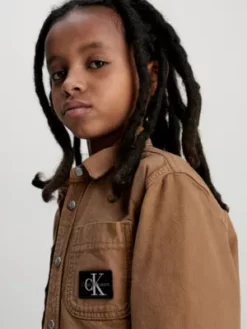 Calvin Klein Surchemise En Toile De Denim -Pas Cher Calvin Klein Magasin IB0IB01735 1CD alternate2