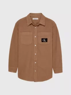 Calvin Klein Surchemise En Toile De Denim -Pas Cher Calvin Klein Magasin IB0IB01735 1CD alternate4