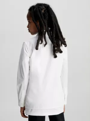 Calvin Klein Chemise De Soirée En Popeline élastique 4 Calvin Klein Chemise De Soirée En Popeline élastique – Image 2