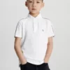 Calvin Klein Polo Avec Logo Passepoilé