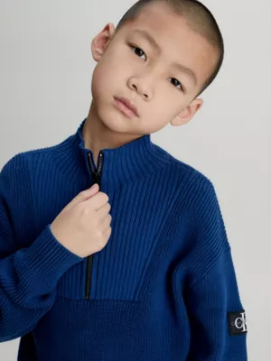 Calvin Klein Pull Relaxed Avec Demi-fermeture éclair 5 Calvin Klein Pull Relaxed Avec Demi-fermeture éclair – Image 3