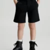 Calvin Klein Short Chino En Sergé élastique -Pas Cher Calvin Klein Magasin IB0IB01760 BEH main