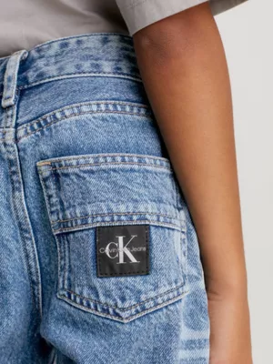 Calvin Klein Jean Droit Taille Haute Avec Logo 5 Calvin Klein Jean Droit Taille Haute Avec Logo – Image 3