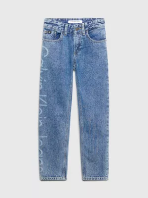 Calvin Klein Jean Droit Taille Haute Avec Logo 7 Calvin Klein Jean Droit Taille Haute Avec Logo – Image 5