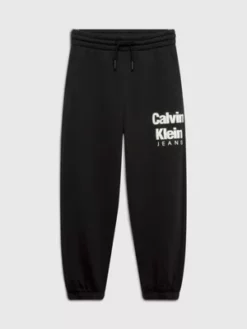 Calvin Klein Pantalon De Jogging Relaxed En Polaire Avec Logo 11 Calvin Klein Pantalon De Jogging Relaxed En Polaire Avec Logo -Pas Cher Calvin Klein Magasin IB0IB01816 BEH alternate4