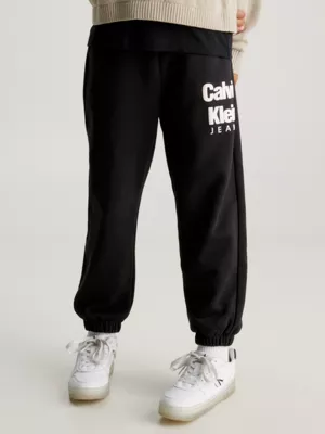 Calvin Klein Pantalon De Jogging Relaxed En Polaire Avec Logo 3 Calvin Klein Pantalon De Jogging Relaxed En Polaire Avec Logo