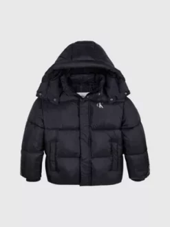 Calvin Klein Doudoune Avec Logo -Pas Cher Calvin Klein Magasin IB0IB01823 BEH alternate4