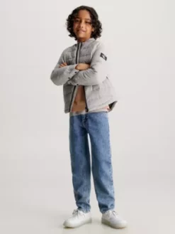 Calvin Klein Veste En Nylon Transitionnel Froissé -Pas Cher Calvin Klein Magasin IB0IB01824 PEE alternate3