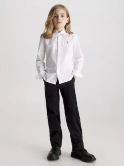 Calvin Klein Chemise à Col Boutonné 10 Calvin Klein Chemise à Col Boutonné -Pas Cher Calvin Klein Magasin IB0IB01826 YAF alternate3