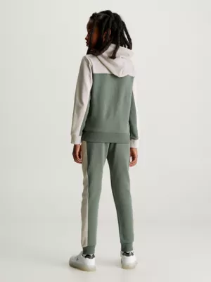 Calvin Klein Ensemble Pantalon De Jogging Et Sweat-shirt à Capuche Color-block 4 Calvin Klein Ensemble Pantalon De Jogging Et Sweat-shirt à Capuche Color-block – Image 2