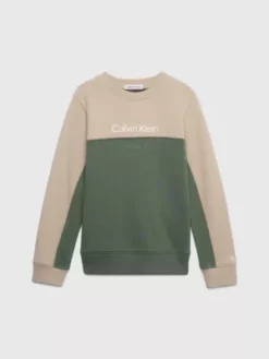 Calvin Klein Sweat-shirt Color-block Avec Logo -Pas Cher Calvin Klein Magasin IB0IB01866 LLP alternate4